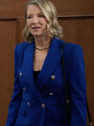 General Hospital S63 Cynthia Watros Blue Blazer