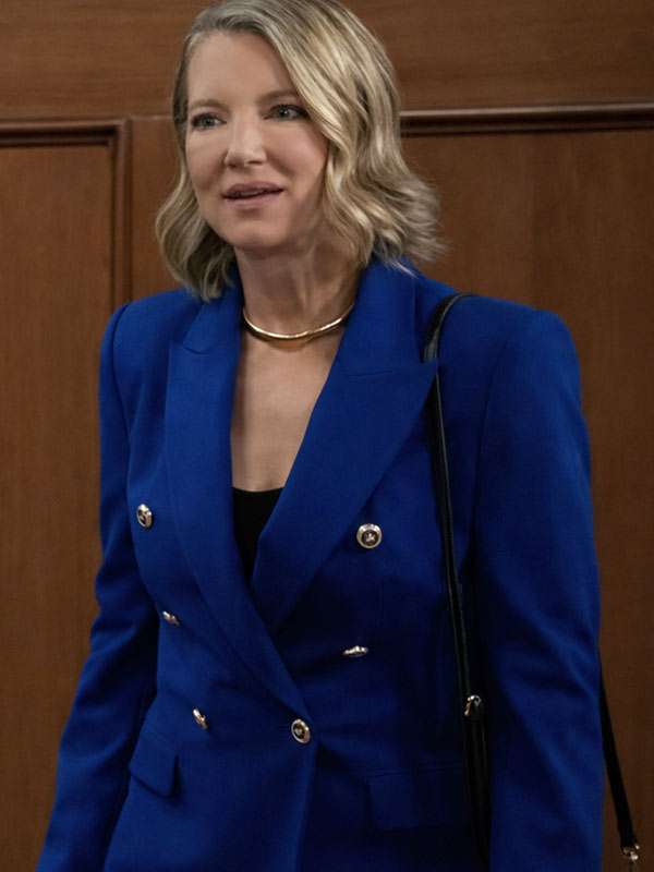General Hospital S63 Cynthia Watros Blue Blazer