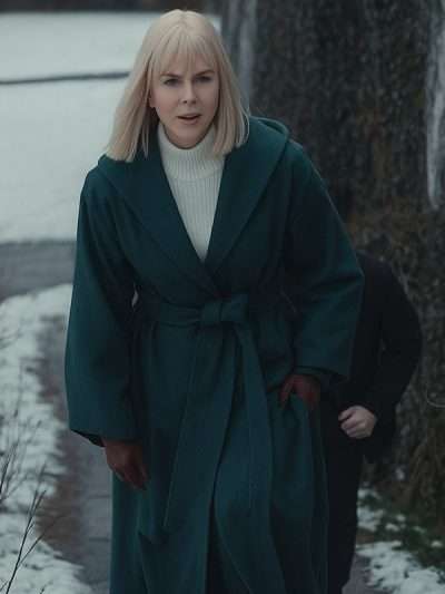 Nine Perfect Strangers Nicole Kidman Green Coat