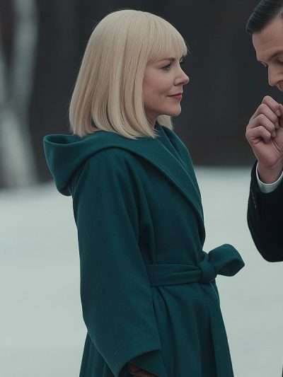 Nine Perfect Strangers Nicole Kidman Green Hooded Coat