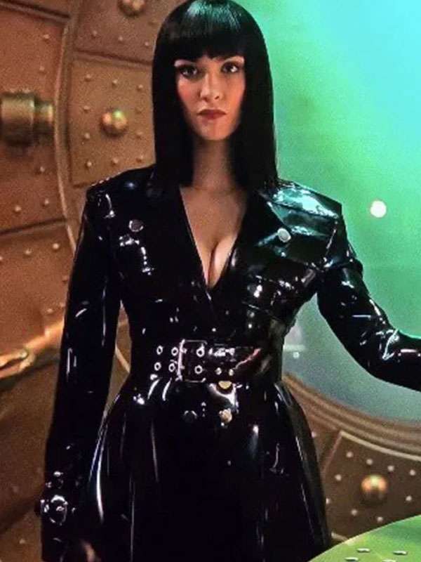 One Piece S02 Lera Abova Black Leather Trench Coat