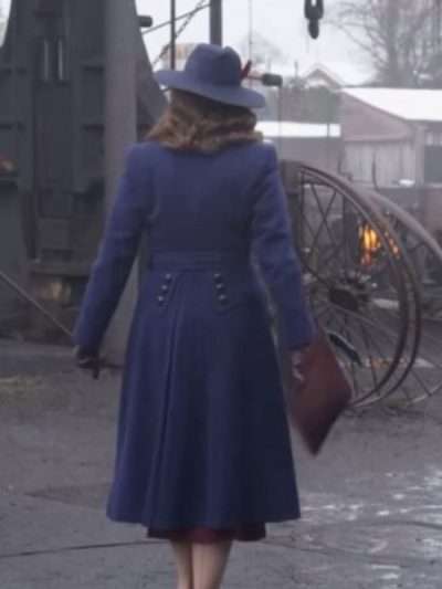 Peaky Blinders The Immortal Man 2026 Sophie Rundle Blue Wool Coat