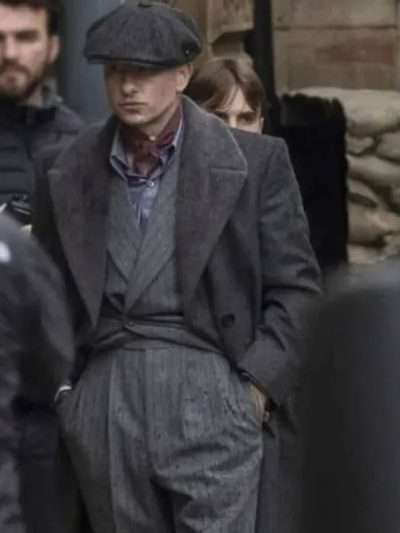 Barry Keoghan Peaky Blinders The Immortal Man Grey Coat