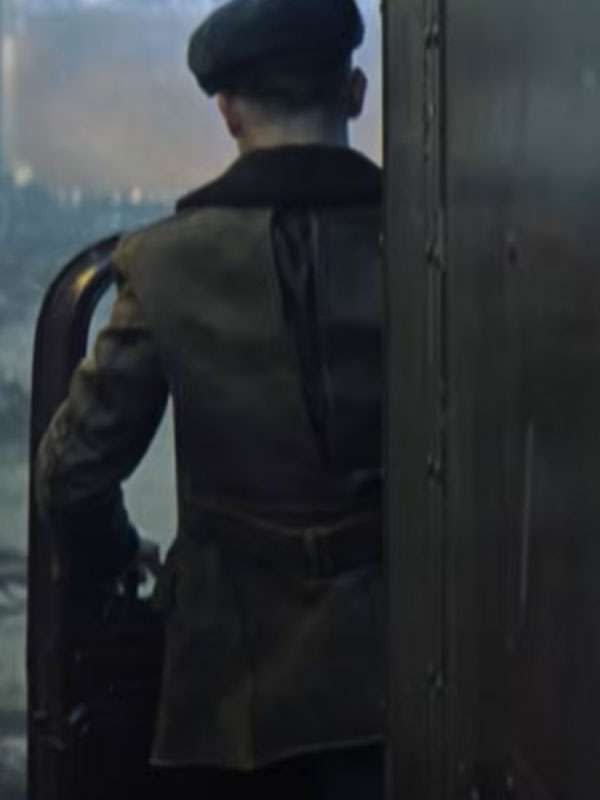 Peaky Blinders The Immortal Man Barry Keoghan Brown Leather Jacket
