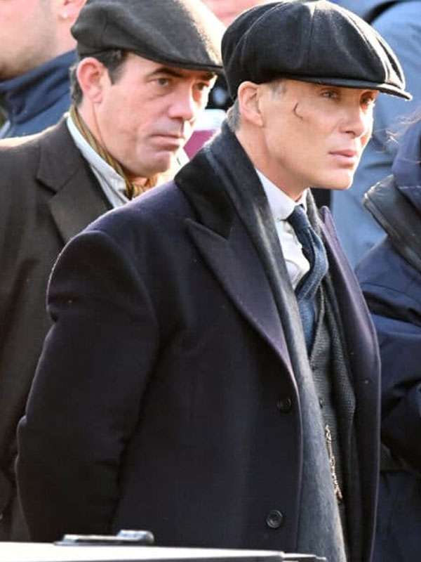 Peaky Blinders The Immortal Man 2026 Cillian Murphy Black Wool Coat