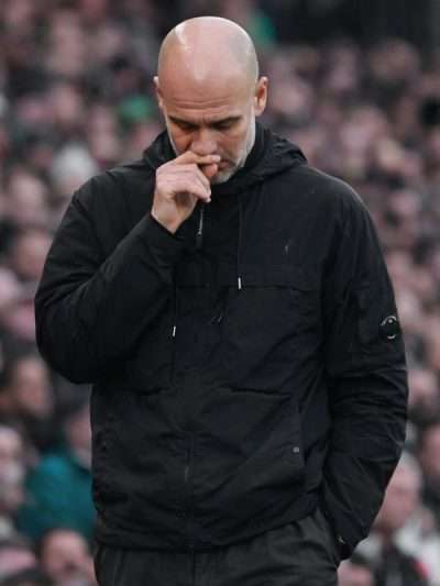 Manager Pep Guardiola Black Hooded Jacket