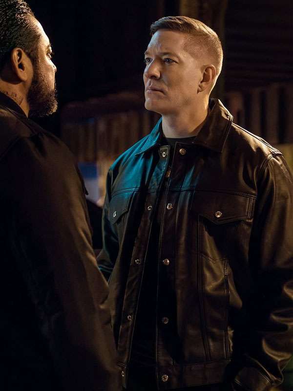Power Book IV Force S03 Joseph Sikora Trucker Leather Jacket