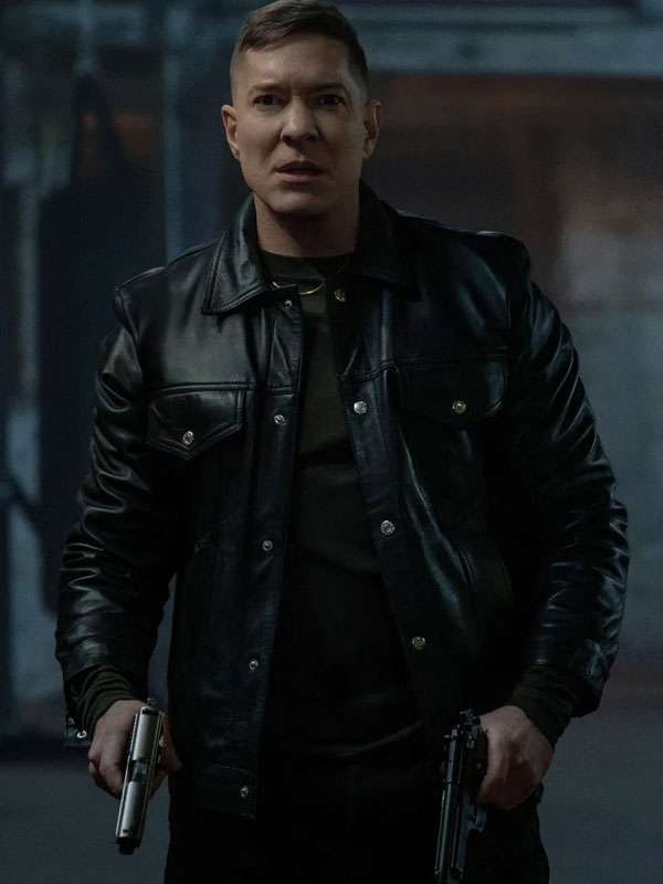 Joseph Sikora Power Book IV Force S03 Trucker Leather Jacket