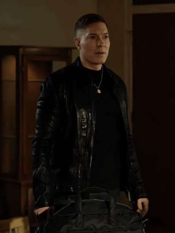 Power Book IV Force S03 Tommy Egan Black Leather Jacket