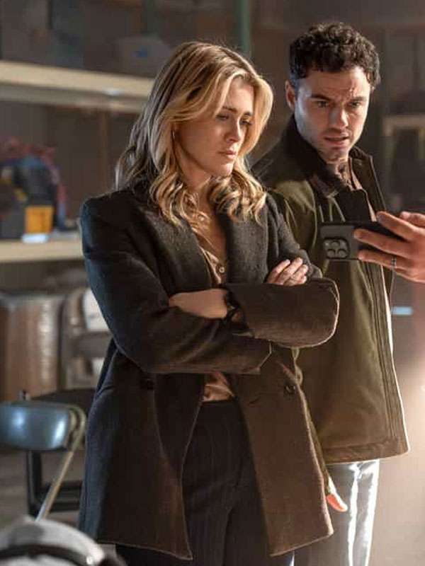 Rebecca Henderson The Hunting Party S02 Wool Coat