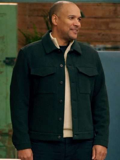 The Great Pottery Throwdown Rich Miller Black Wool Jacket