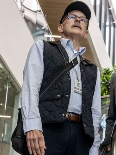 The Audacity 2026 Rob Corddry Black Quilted Vest