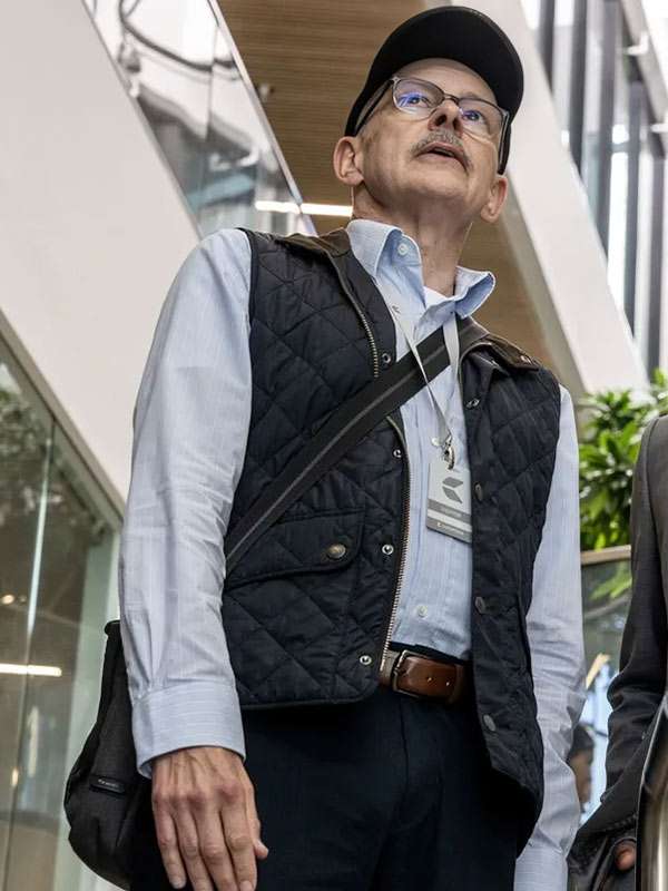 The Audacity 2026 Rob Corddry Black Quilted Vest