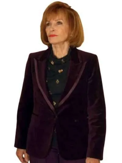 The Rookie S08 Sabina Leonardi Purple Velvet Blazer