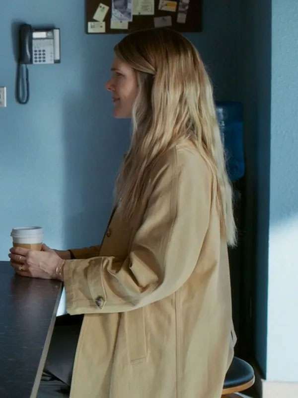 TV Series Shrinking 2026 Lily Rabe Brown Coat