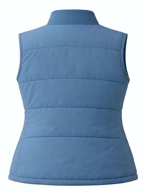 Shrinking 2026 Christa Miller Colorblock Puffer Vest
