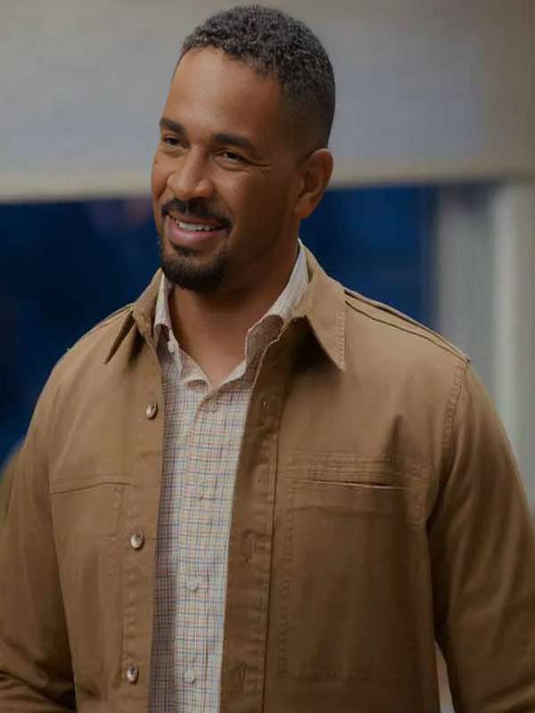 Damon Wayans Shrinking S03 Brown Jacket