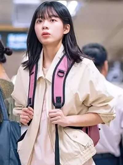 Spring Fever S01 Yoon Bom Beige Cotton Jacket