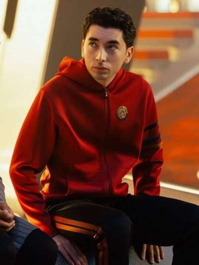 Romeo Carere Star Trek Starfleet Academy Red Hoodie