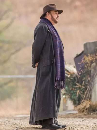 Starbright 2026 John Rhys-Davies Black Trench Coat