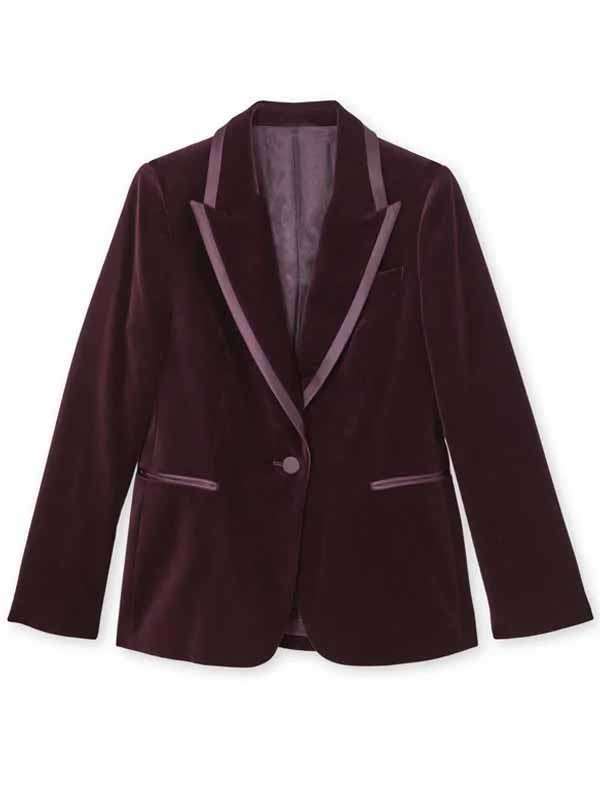 Sabina Leonardi The Rookie S08 Velvet Blazer