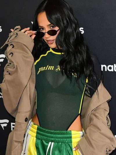 Super Bowl Becky G Brown Coat