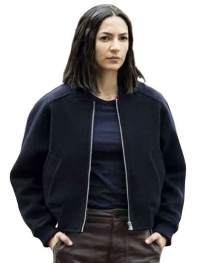 CIA Natalee Linez Blue Bomber Jacket