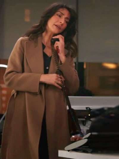 TV Series CIA 2026 Necar Zadegan Wool Coat