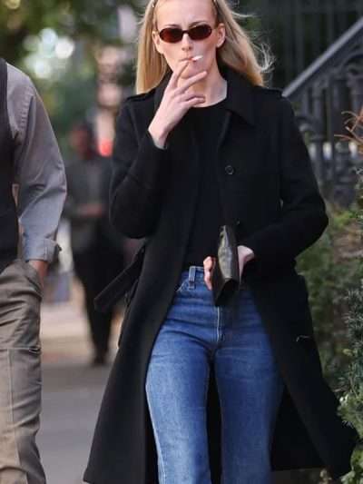 TV Series Love Story S01 Sarah Pidgeon Black Coat