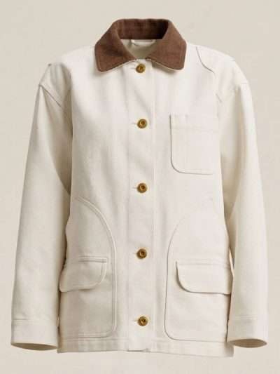 TV Series Shrinking 2026 Lily Rabe White Cotton Jacket