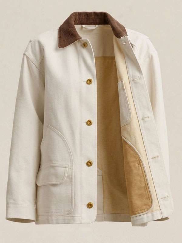 TV Series Shrinking 2026 Lily Rabe White Jacket