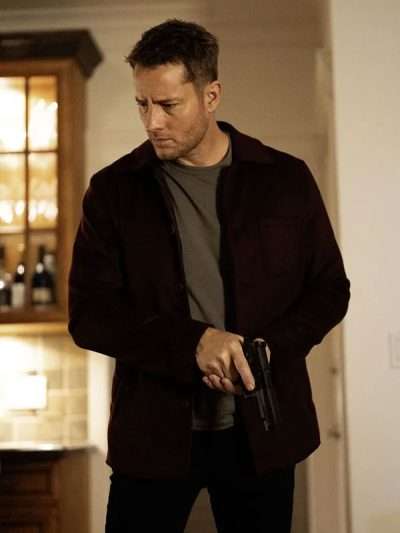 TV Series Tracker S03 Justin Hartley Maroon Jacket