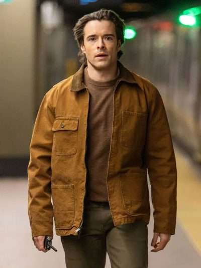 Corey Cott Law and Order SVU S27 Brown Cotton Jacket
