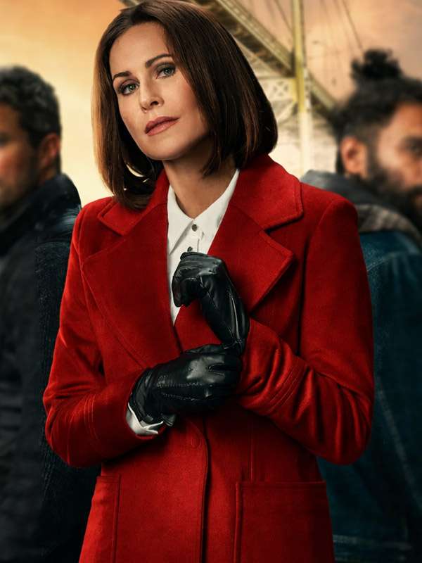 The Borderline 2026 May Ferguson Red Wool Coat