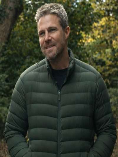 Stephen Amell The Borderline 2026 Green Puffer Jacket
