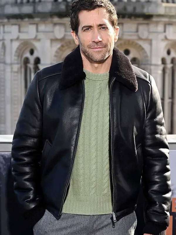 Jake Gyllenhaal The Bride 2026 Leather Jacket