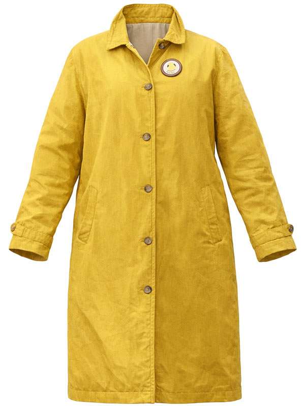 Siobhan McSweeney The Great Pottery Throwdown S09 Yellow Coat