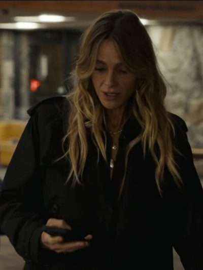 The Madison S01 Beau Garrett Black Trench Coat