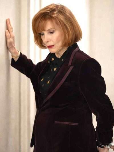 Stefanie Powers The Rookie 2026 Sabina Leonardi Purple Velvet Blazer