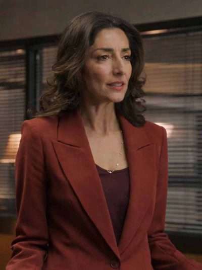 Necar Zadegan The Rookie 2026 Vivian Eckert Red Blazer