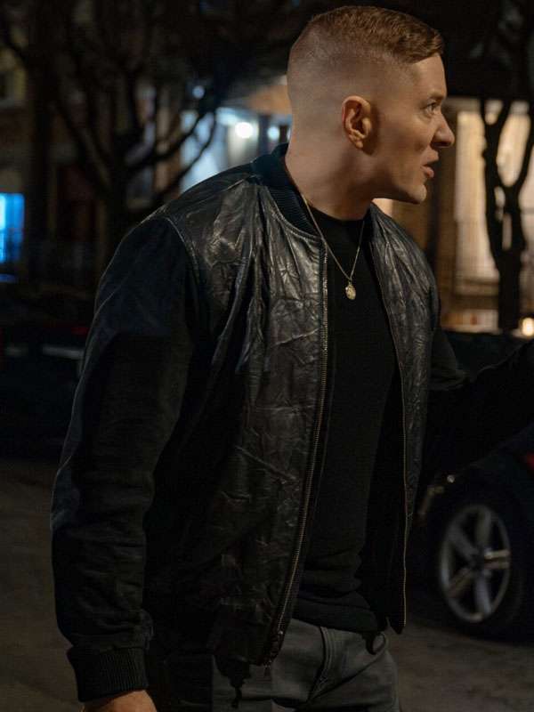Tommy Egan Power Book IV Force 2025 Black Bomber Leather Jacket