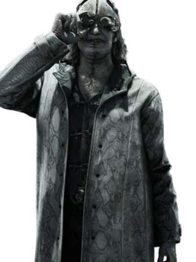 Victor Gideon Resident Evil Requiem 2026 Snakeskin Coat
