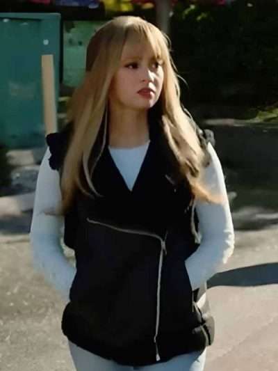 Wild Cards S03 Max Mitchell Black Leather Vest