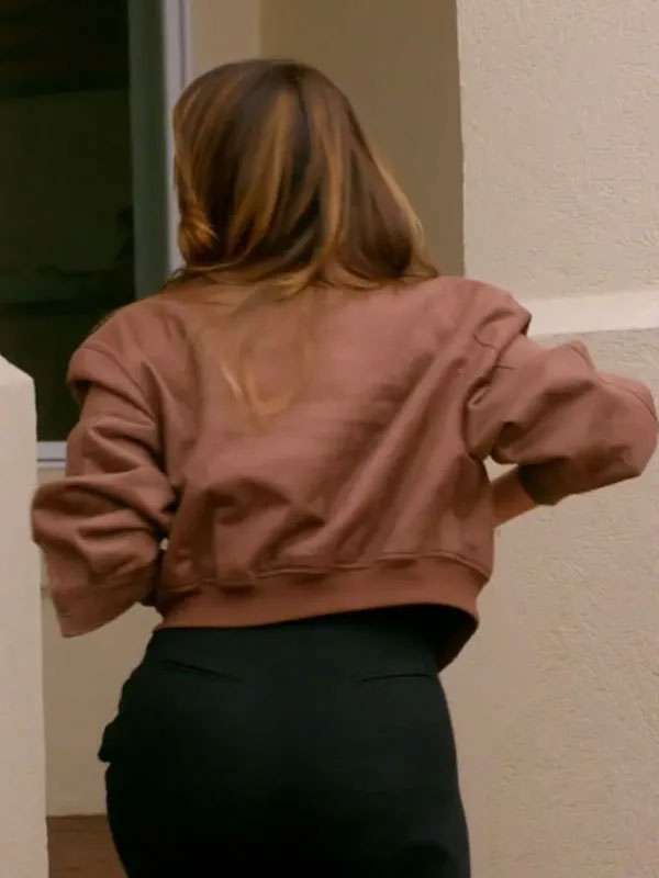 Wild Vacation Rentals D’Arcy Carden Suede Leather Jacket