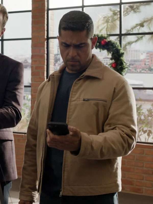 Wilmer Valderrama NCIS 2025 Beige Jacket