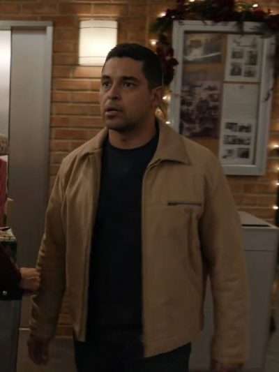 Wilmer Valderrama NCIS S23 Beige Jacket
