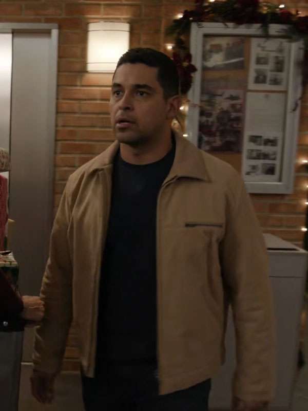 Wilmer Valderrama NCIS S23 Beige Jacket