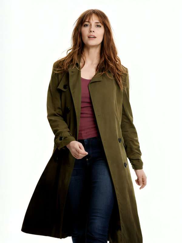 Addition 2026 Grace Olive Green Trench Coat