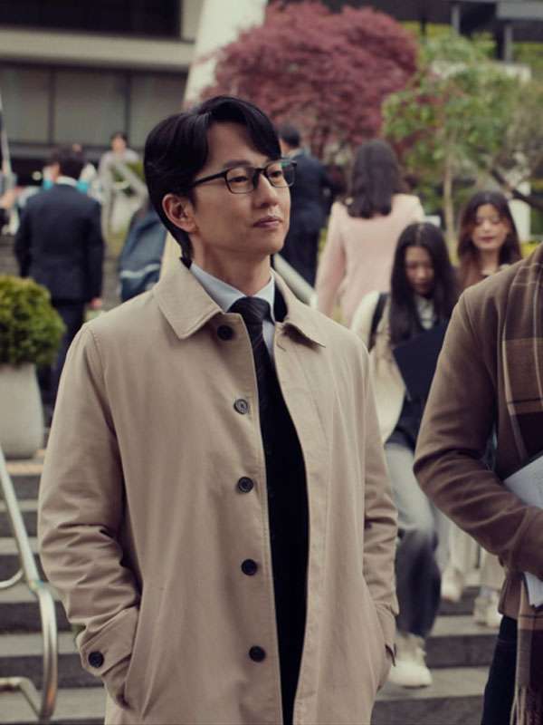 Alex Finnerty XO Kitty S02 Cotton Trench Coat
