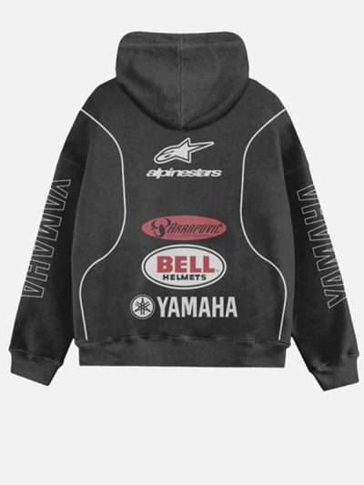 Yamaha Black Pullover Alpinestars Moto Hoodie